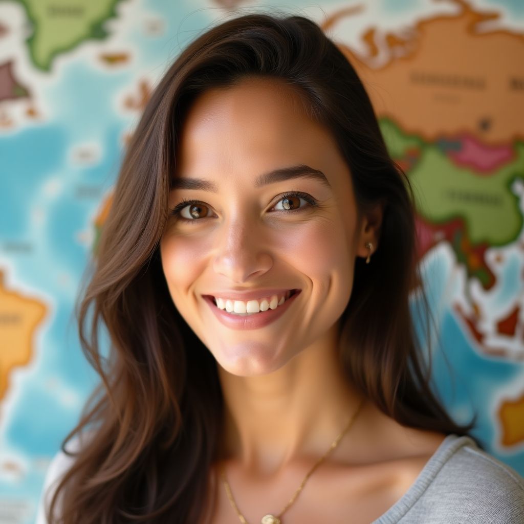 Retrato de Sofía, estratega de rutas